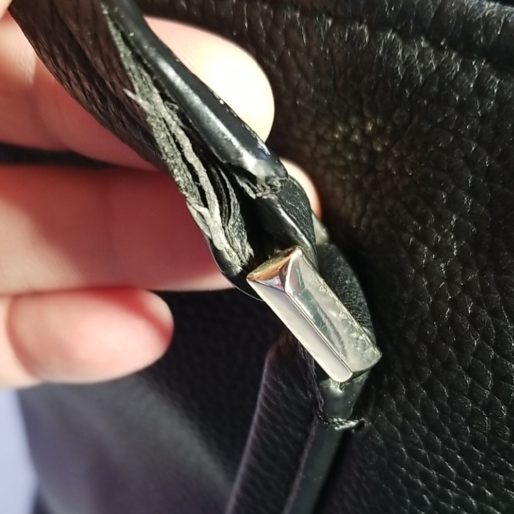 Kate Spade Midnight Black Pebbled Tote - Picture 3 of 15